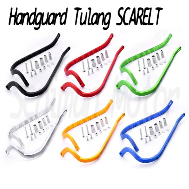 Handguard Tulang Pelindung Tangan SCARLET KLX 150 BF DTracker CRF 150L WR155R Supermoto Trail