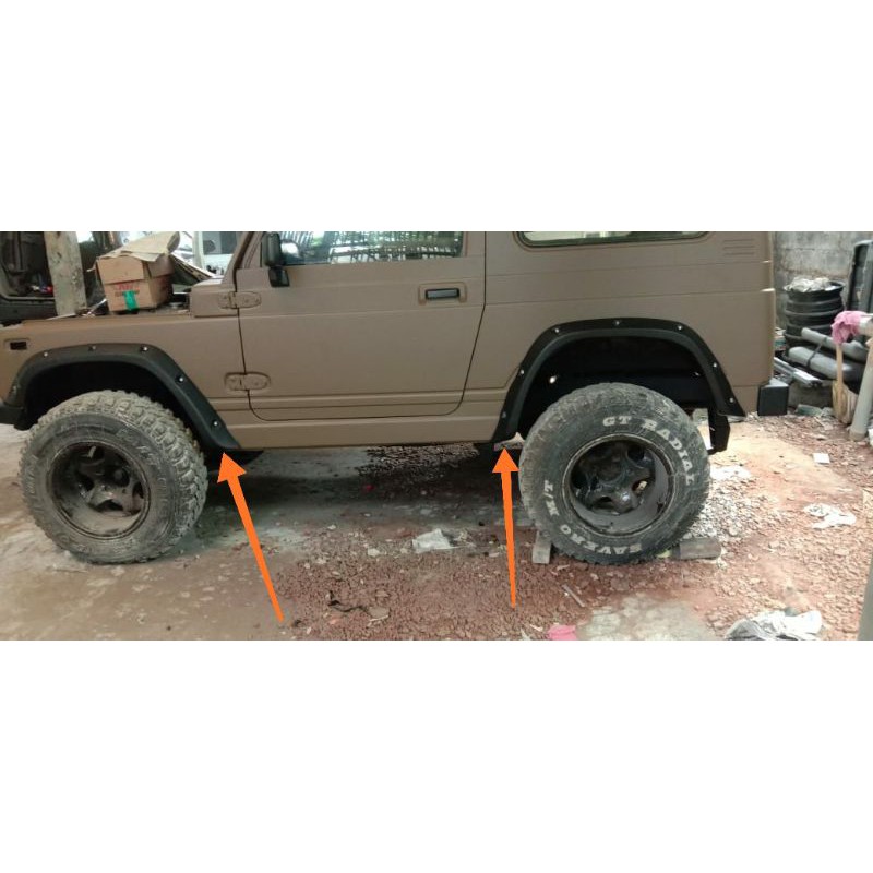 Over fender Model kotakJimny Katana