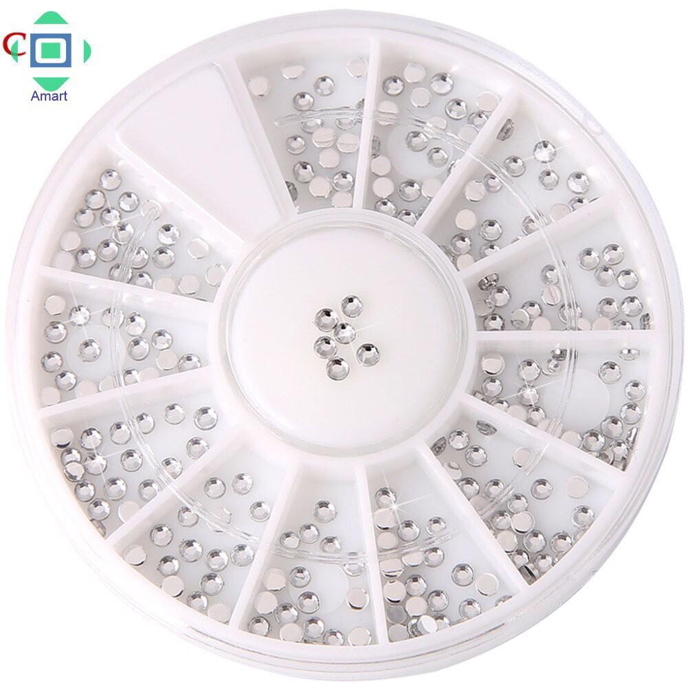 Nail Crystal love Rhinestones Set Flat bottom Mixed Color Nail Art 3D Decor Manicure Nail Wheel Nail