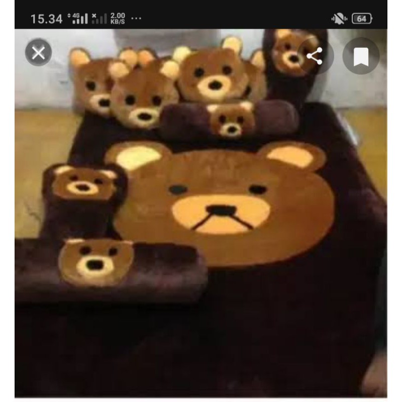 SURPET KARAKTER / KASUR LANTAI FULLSET