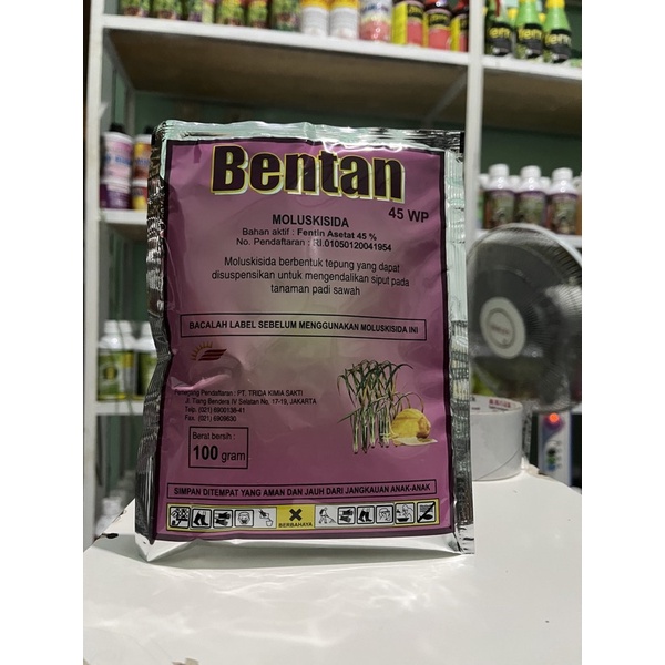 Molukisida Bentan 45 wp obat keong