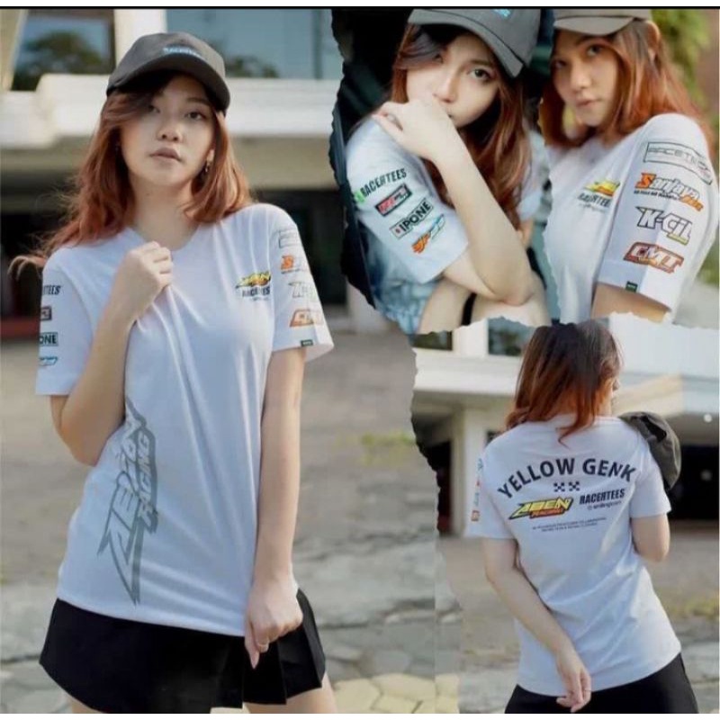 KAOS RACING RACERTEES ABEN WHITE