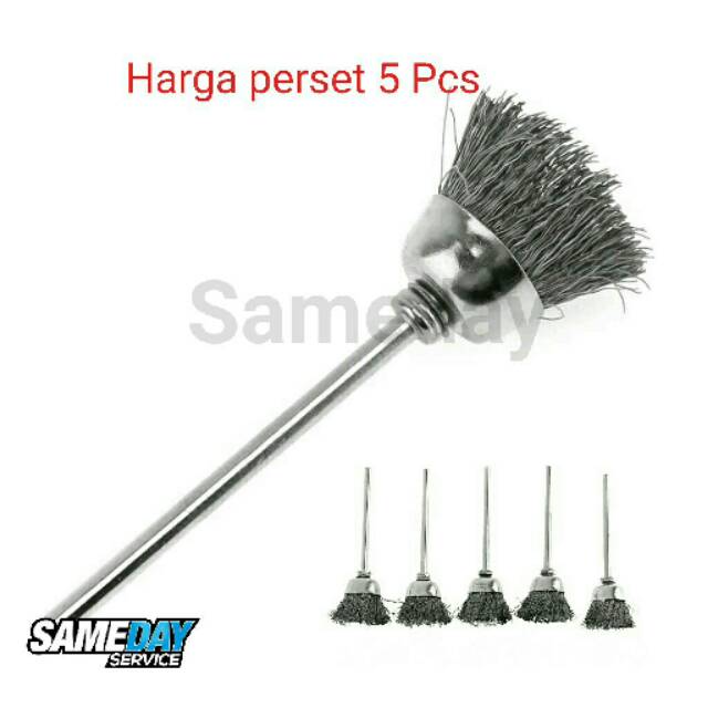 Sikat Kawat Stainless Steel Mini Grinder Dremel Aksesoris