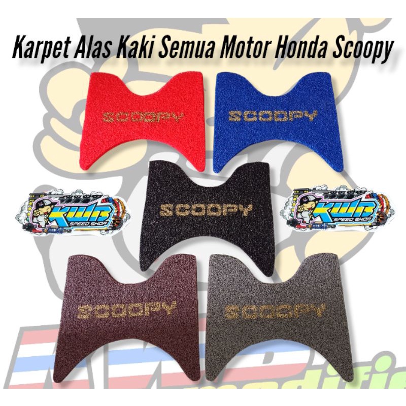 Karpet alas kaki semua motor Honda Scoopy