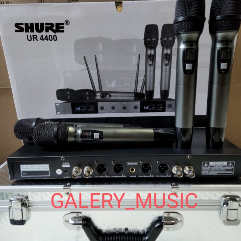 Mic Wireless Shure UR 4400 - 4 Channel