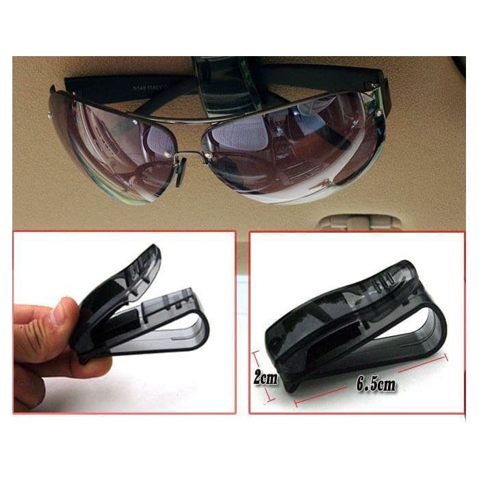 (COD) Penjepit Kacamata Mobil Sun Visor - Sunglasses Visor Clip Holder