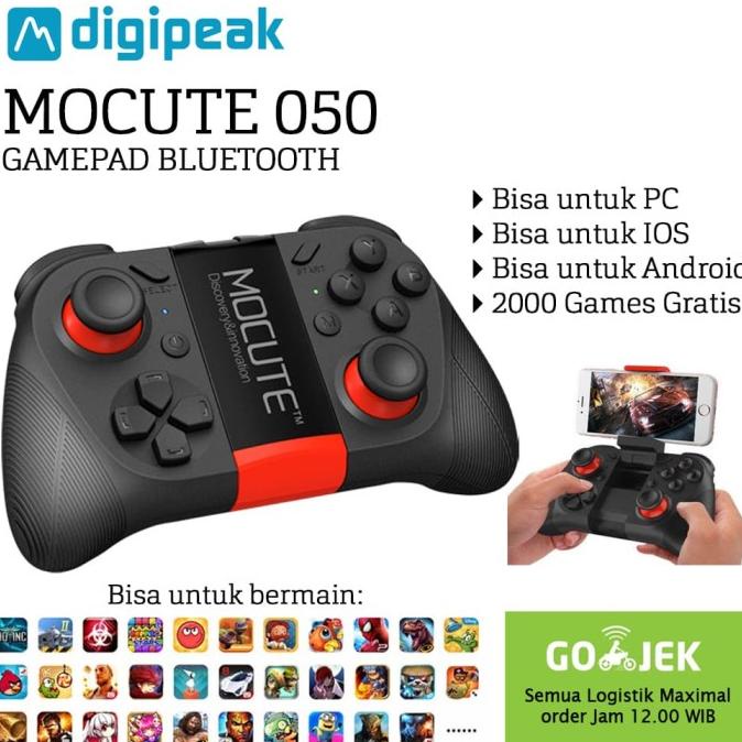 MOCUTE 050 VR Game Pad Android Joystick Bluetooth Controller - Hitam