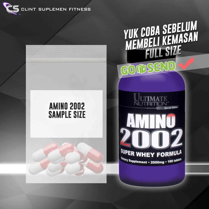 ULTIMATE NUTRITION AMINO 2002 ECERAN PER 1 BUTIR PER KAPSUL