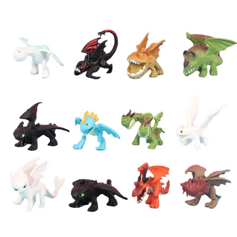 How to Train Your Dragon: The Hidden World Doll Figure Toothless Set/Single Product Mini Dragon