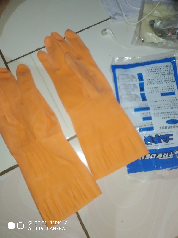 Sarung Tangan Karet Freder L / Serbaguna Cuci Piring