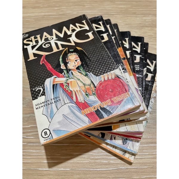 komik shaman king bekas, komik bekas, komik preloved, komik second