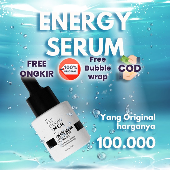 Serum Ms Glow Men Energy Serum Original Halal BPOM