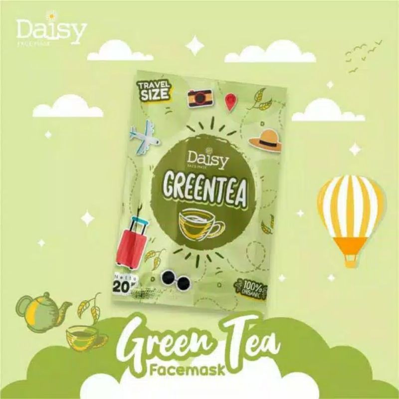 DAISY ORGANIC MASKER FULL SIZE 60 GR BPOM ORIGINAL FACE MASK FACEMASK