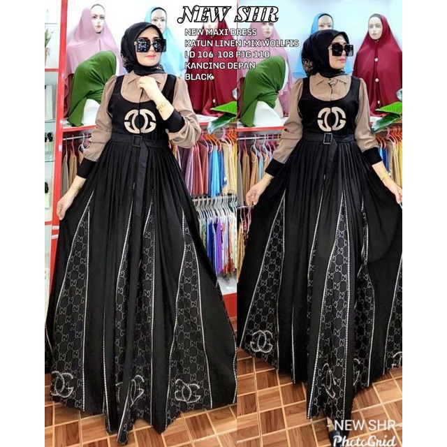 18.FASHION 2022 SHR LINEN COUPLE MOM & KIDS CEK ORIGINAL SYAHIRA REALPICT BAJU LEBARAN MURAH