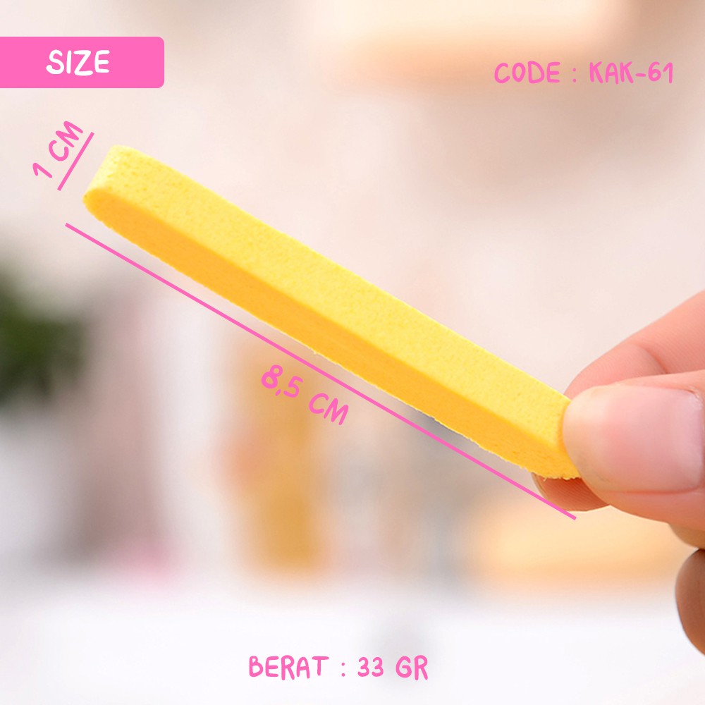 SPONGE WAJAH KECANTIKAN / SPONS CUCI MUKA / FACIAL SPONGE (SPONGE STICK) KAK-61