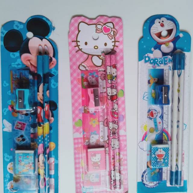 

PAKET ALAT TULIS PENSIL KARAKTER 5 IN 1