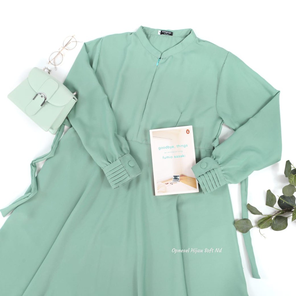 GAMIS OPNESEL POLOS/GAMIS MINT/GAMIS HIJAU MUDA/GAMIS HIJAU SOFT/GAMIS HIJAU MUDA MURAH/GAMIS MURAH/