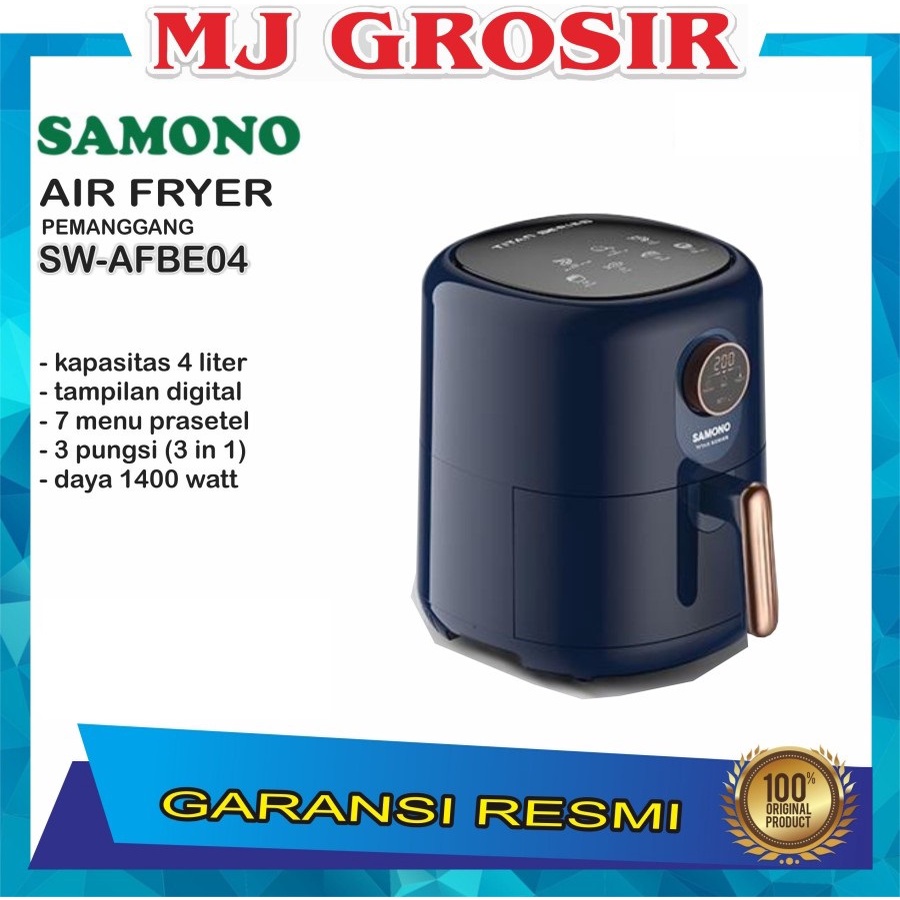 AIR FRYER SAMONO SW AFBE 04 PEMANGGANG SW-AFBE04 4 L