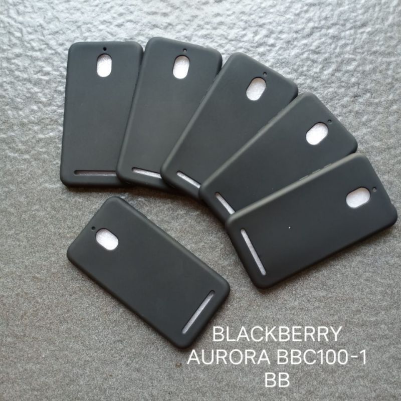Case Blackberry aurora soft case softcase softshell silikon cover casing kesing housing