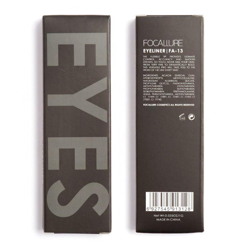 FOCALLURE Tahan air Black Liquid Eyeliner Pensil - Makeup