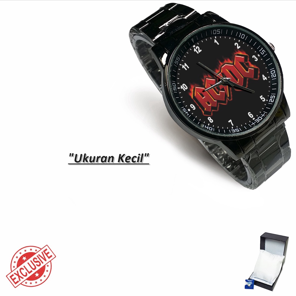 Jam Tangan Rantai Couple AC/DC DESIGN 03 (Awesome)