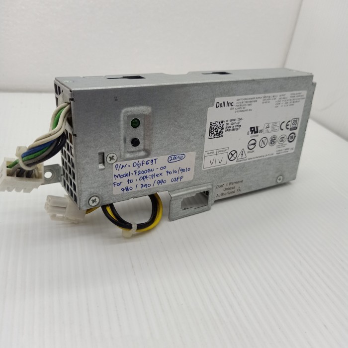 PSU POWER SUPPLY DELL OP 780 790 990 7010 9010 9020 USFF 200W OKE