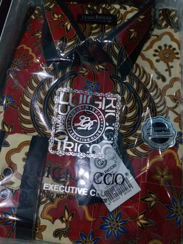 Luigi Riccio Kemeja Batik Red Series Sale