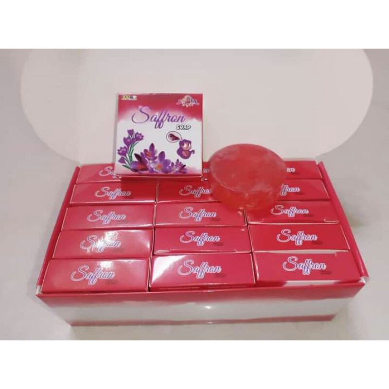 SABUN SIGER SAFFRON MENCERAHKAN KULIT BOX ISI 15 PCS