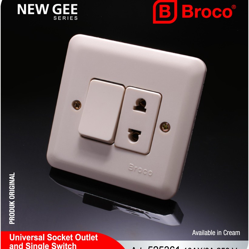 Saklar Engkel Stop Kontak INBOW New Gee Broco 525361