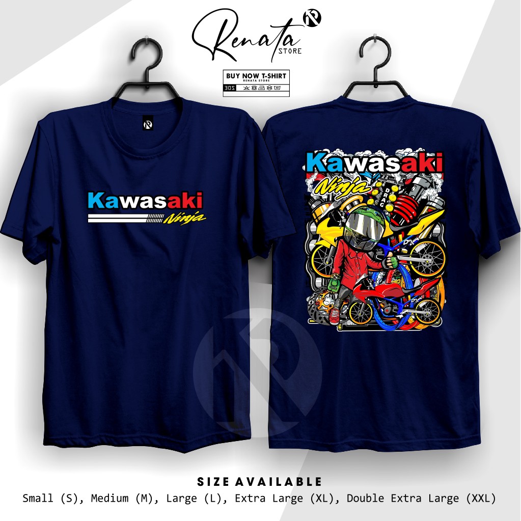 Kaos Distro Baju KAWASAKI NINJA RR RIDER MOTHAI THAILOOK THAILAND-Renata Store