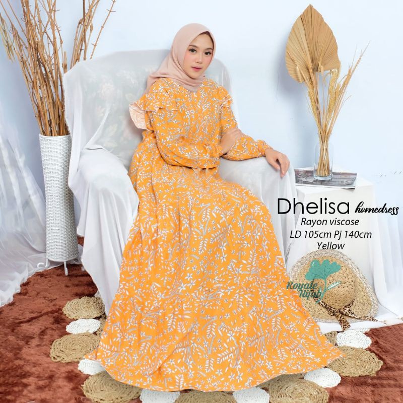 dhelisa home dress rayon ori royale