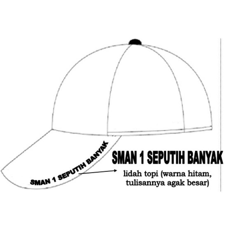 Topi promosi murah topi seragam sekolah topi komunitas topi tambah Bordir