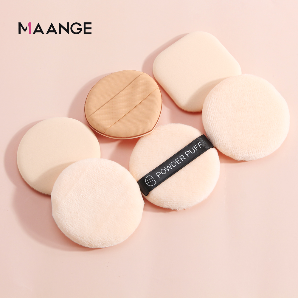 MAANGE 6 Pcs/Box Powder Puff Sponge Bedak Air Cushion Makeup Foundation Soft Concealer BB Cream