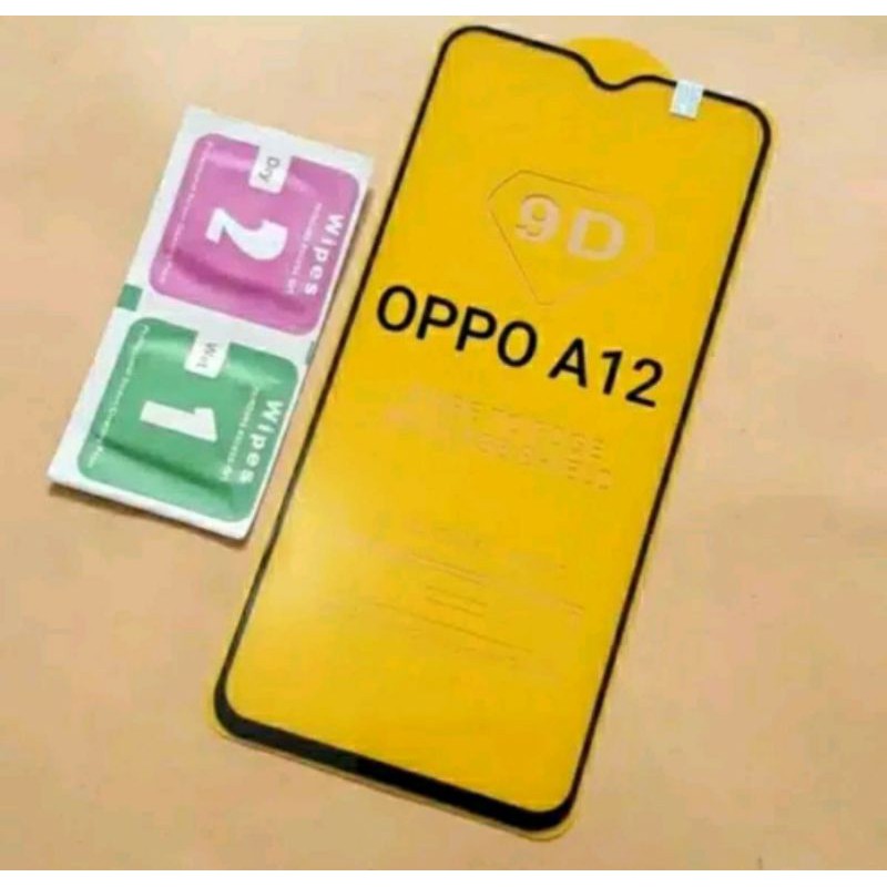 Tempered Glass Full Cover Glue Oppo A12 2020 - A11K 2020 | Vivo Y12S TemperedGlass Full