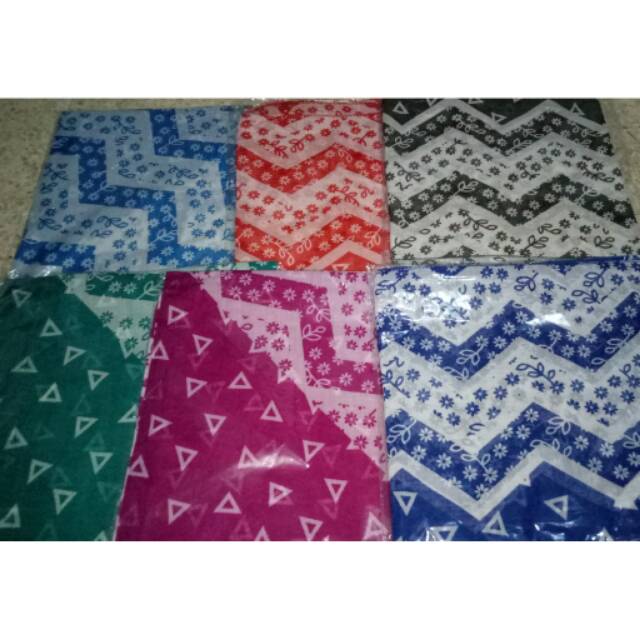 PROMO Jilbab Segiempat motif
