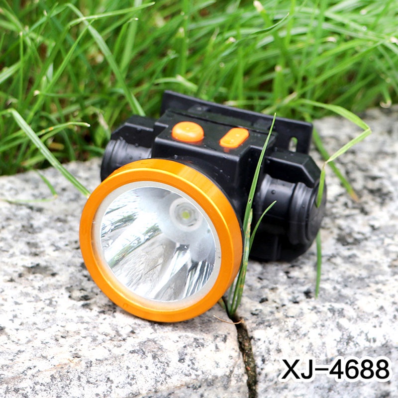 Senter Kepala LED Super Terang 50WATT BISA CHARGE TERANG BATERAI LITHIUM BODY HALUS HEADLAMP CAHAYA PUTIH