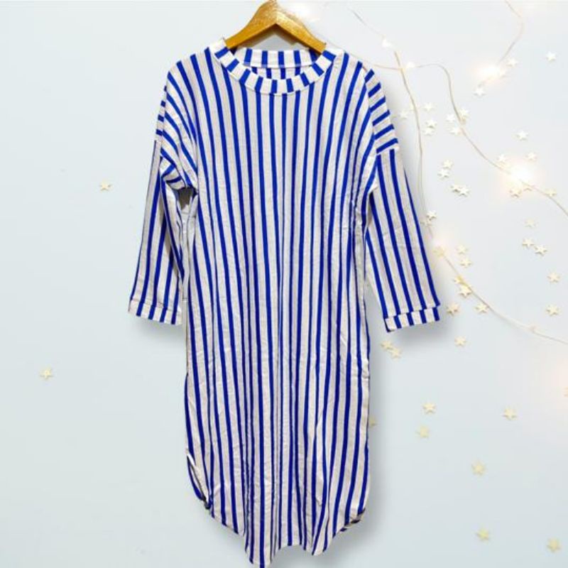 Dress Midi Waffle Uniqlo,Midi Dress Uniqlo,Dress Waffle Import,