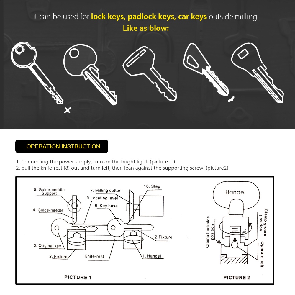 Key Duplicating Machine // MESIN DUPLIKAT KUNCI