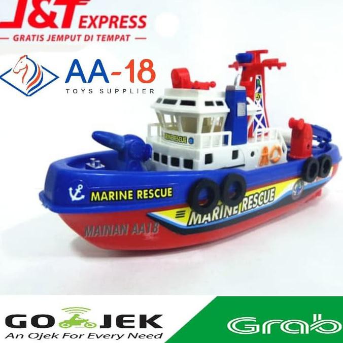 MAINAN KAPAL LAUT FIRE BOAT - WATER JET BOAT
