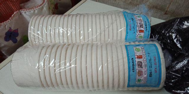 Paperbowl Tebal 360ml / Mangkok Kertas 360ml / Mangkok Tahan Microwave Kertas