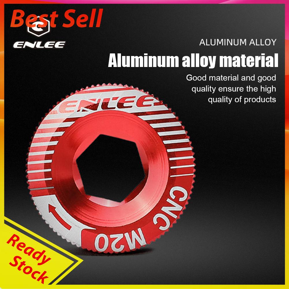 Enlee Sekrup CNC M18 / M20 Bahan Aluminum Alloy Untuk Sepeda Gunung MTB