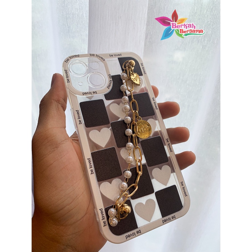 GM004 SOFTCASE DESAIN HATI RANTAI MUTIARA REALME C30 C1 C2 2 PRO 5 5I C3 8 10 PRO C17 7I C11 C12 C25 NARZO 20 C15 C12 C20 NARZO 50I C21 C21Y C25Y BB6820