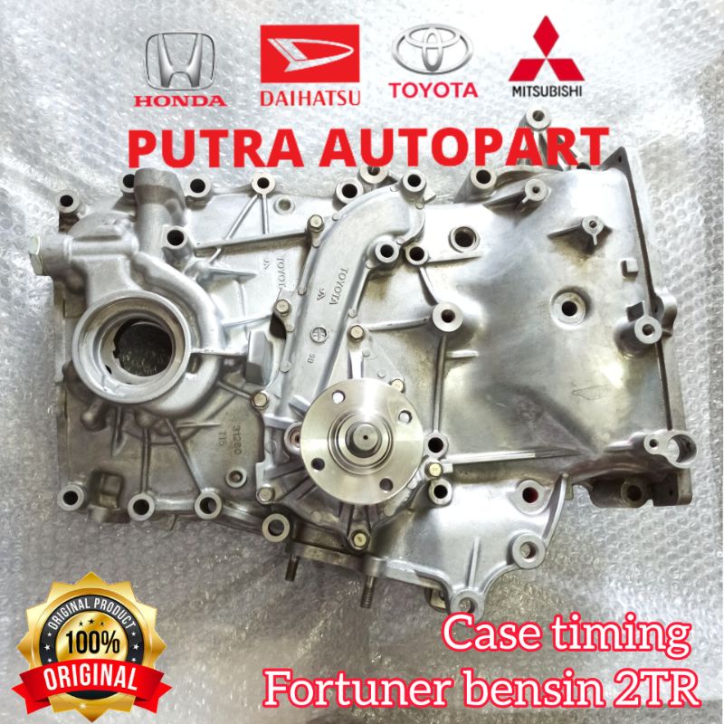 case timing cover timing fortuner bensin 2TR original