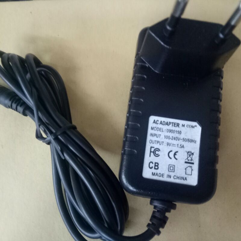 adaptor  speker portable asatron  9volt