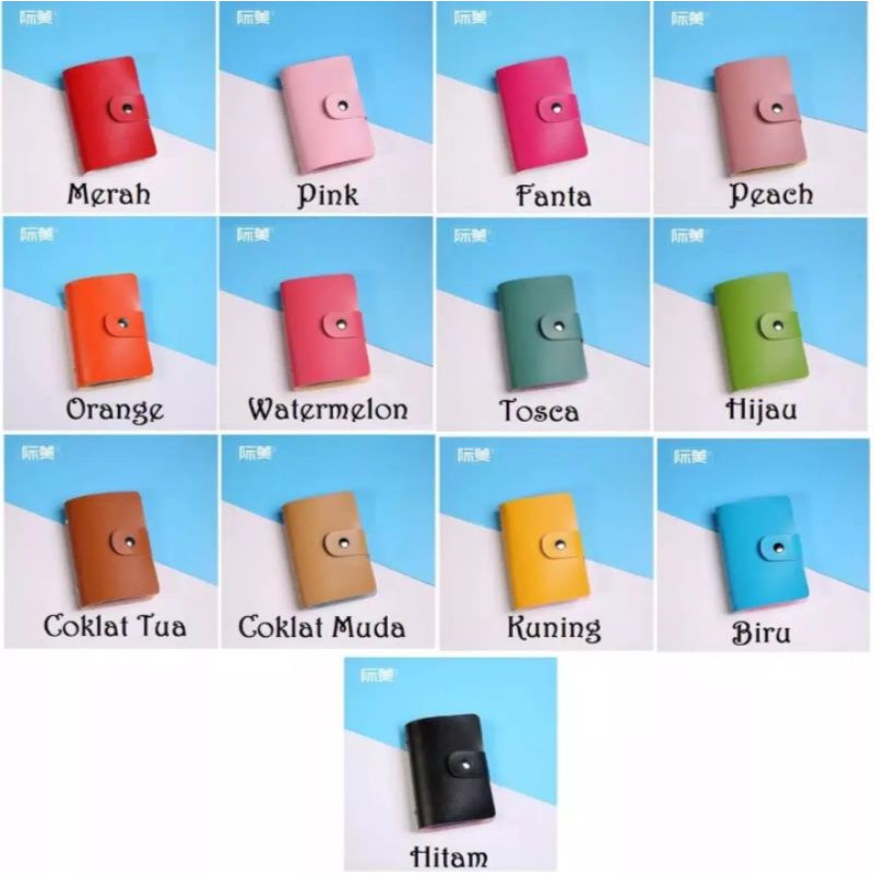 Dompet Kartu Kancing