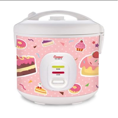 Cosmos Penanak nasi CRJ3301NC – Magic Com / Rice Cooker 1.8 Liter 2 in1 Nonstick Cake Series NEW