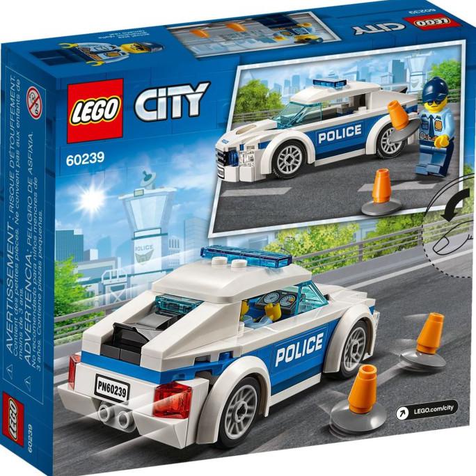 Original LEGO CITY 60239 Police Patrol Car - Mainan Anak Edukasi Mobil