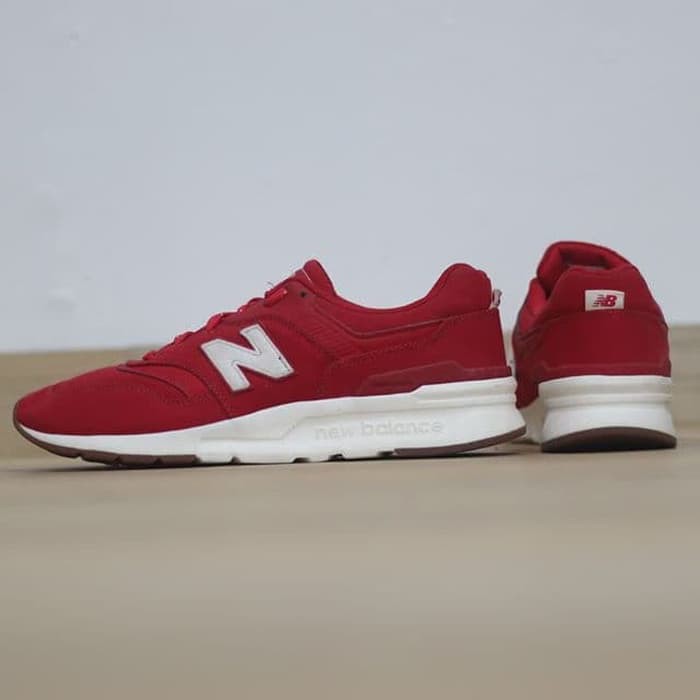 New Balance 997h Limited Edt Red White Logo White Bnwb
