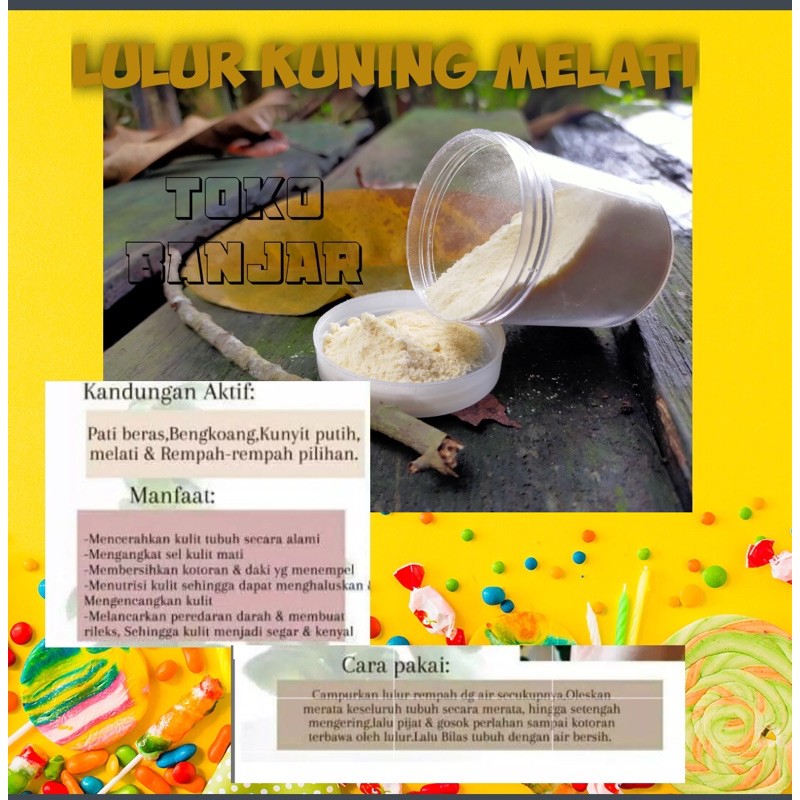 Lulur putih susu melati