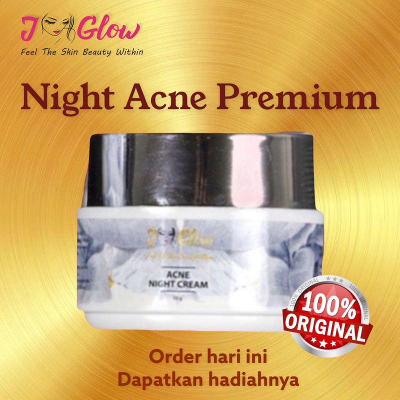 sunscreen jglow acne premium dan night acne premiium